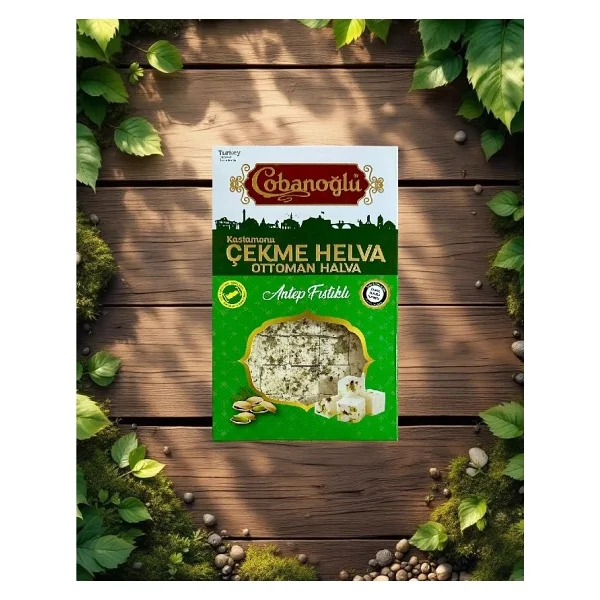 Çobanoğlu 200 gr Vakum Paket A. Fıstıklı Çekme Helva - Görsel 5