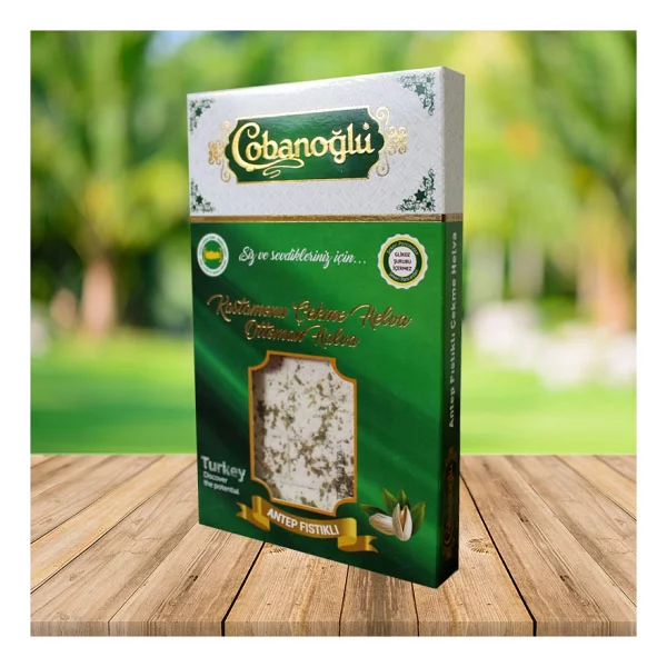 Çobanoğlu 200 gr Vakum Paket A. Fıstıklı Çekme Helva - Görsel 4