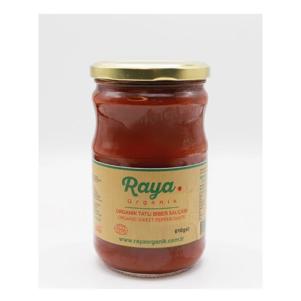 Raya Organik Tatlı Biber Salçası 610 gr - Görsel 4