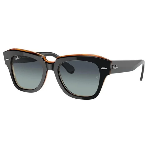 Ray-Ban State Street 2186 132241 Black/Brown-Grey/Blue Güneş Gözlüğü - Görsel 10