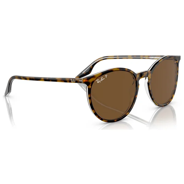 Ray-Ban 2204 139357 Havana/Transparent-Brown Polarize Güneş Gözlüğü - Görsel 4