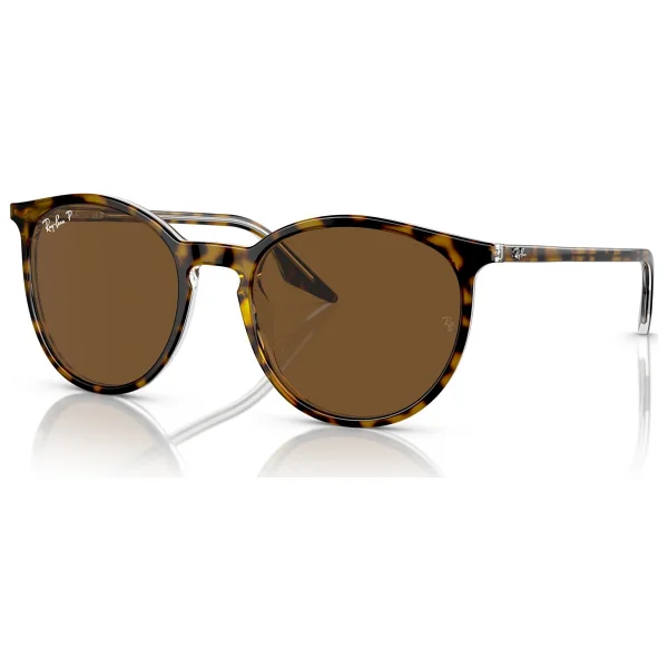 Ray-Ban 2204 139357 Havana/Transparent-Brown Polarize Güneş Gözlüğü - Görsel 5