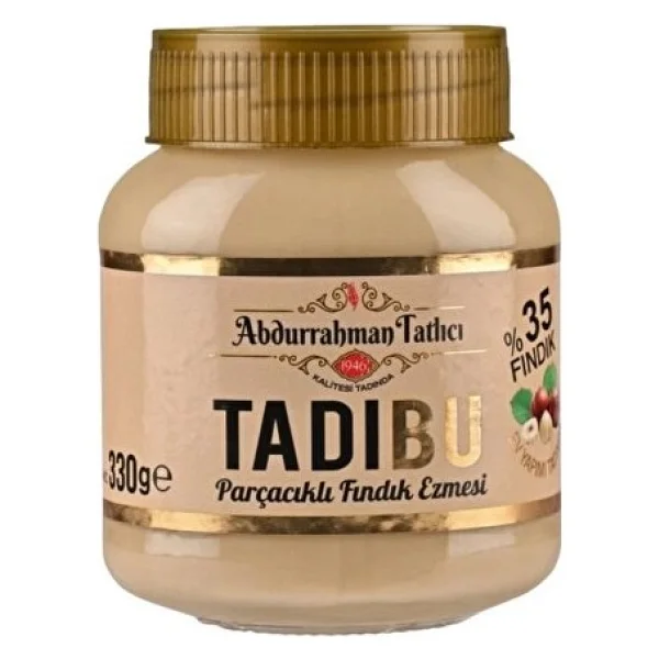 Abdurrahman Tatlıcı Tadıbu Parçacıklı Fındık Ezmesi 330 gr - Görsel 2