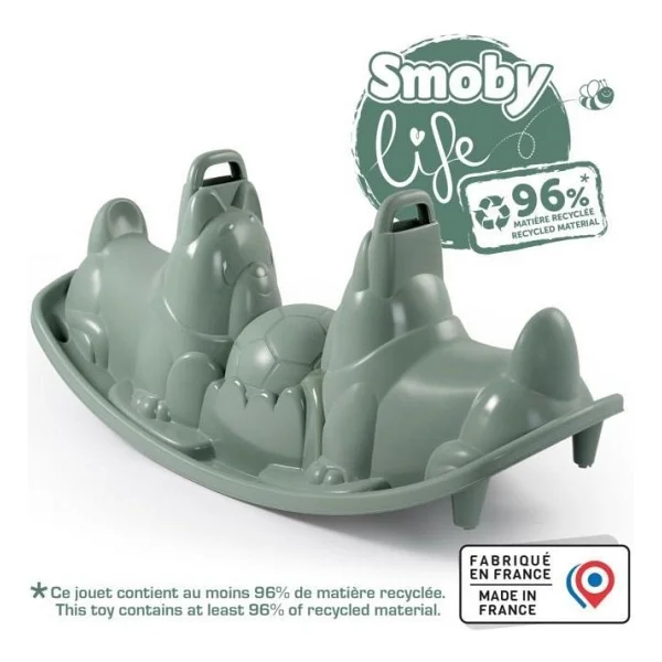 Smoby Sallanan Köpek Yeşil Tahterevalli - Görsel 5