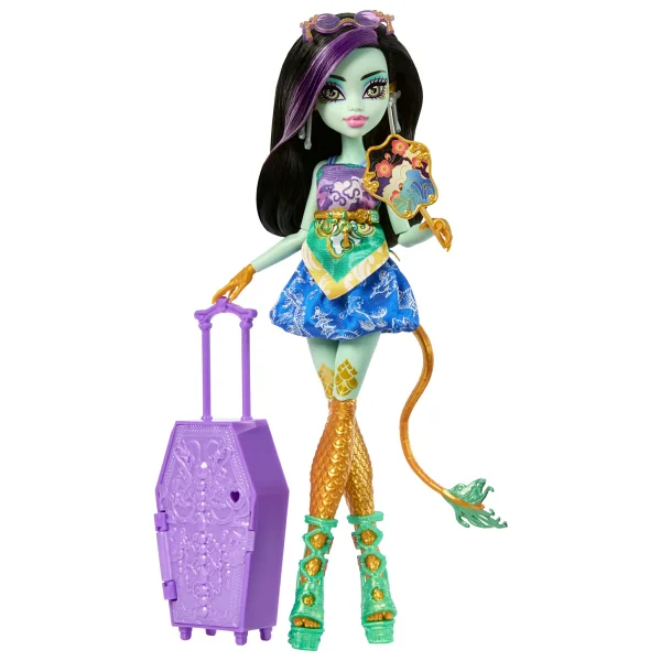 Monster High Skulltimate Secrets Jinafire Long Bebek Ve Aksesuar Seti JDR52 - Görsel 3