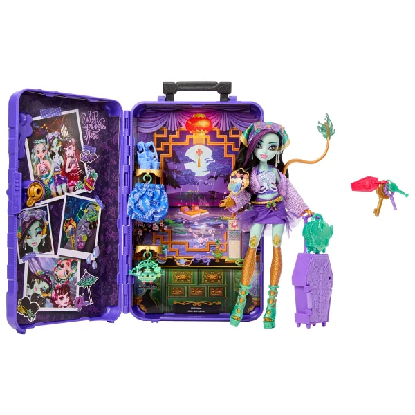 Monster High Skulltimate Secrets Jinafire Long Bebek Ve Aksesuar Seti JDR52 - Görsel 5