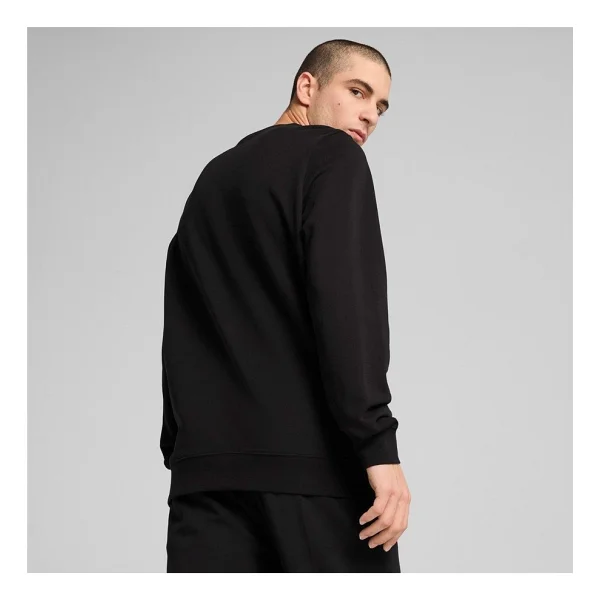 Puma Essentials 684727-01 Bisiklet Yaka Siyah Erkek Sweatshirt - Görsel 8