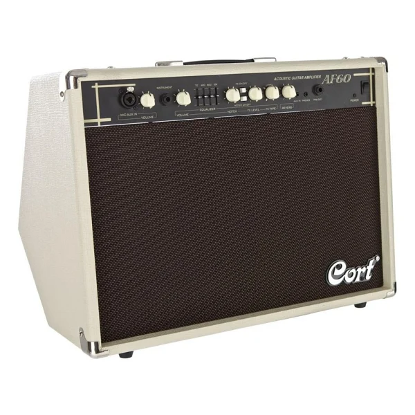 Cort Endonezya Cort AF60 Akustik Gitar ve Enstrüman Amfisi (Orta/profesyonel Seviye) 60 Watt Güç, Çift Kanal Girişi, Dahili Reverb/chorus Efektleri ve Çelik Izgara - Görsel 4