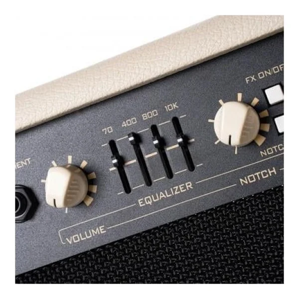 Cort Endonezya Cort AF60 Akustik Gitar ve Enstrüman Amfisi (Orta/profesyonel Seviye) 60 Watt Güç, Çift Kanal Girişi, Dahili Reverb/chorus Efektleri ve Çelik Izgara - Görsel 2