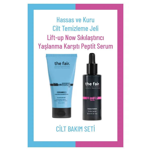 the fair. Hassas ve Kuru Cilt Temizleme Jeli 150 ml ve Peptit Serum Seti 30 ml - Görsel 2