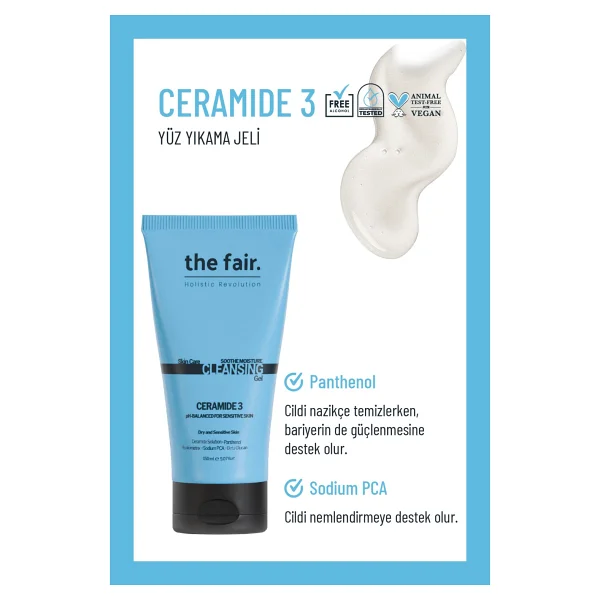 the fair. Hassas ve Kuru Cilt Temizleme Jeli 150 ml ve Peptit Serum Seti 30 ml - Görsel 3