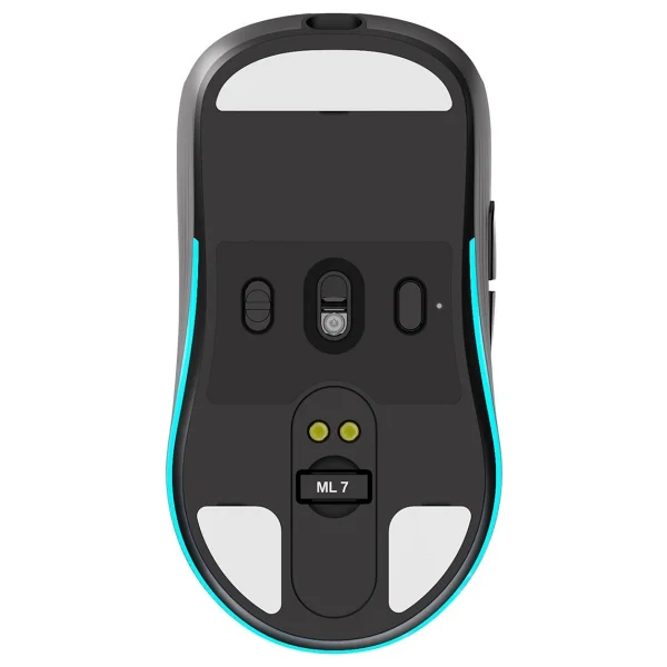 Thunderobot ML7 Gri RGB Şarjlı Optik Kablolu/Kablolsuz Oyuncu Mouse - Görsel 5