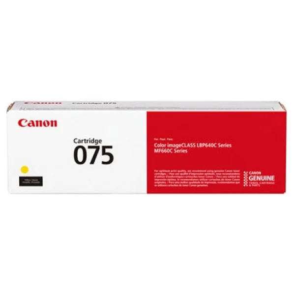 Canon CRG-075 Y Sarı Toner - Görsel 2