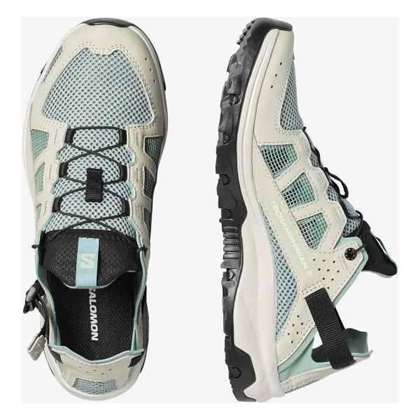 Salomon Techamphibian 5 L49110700 Açık Yeşil Kadın Outdoor Ayakkabı - Görsel 9