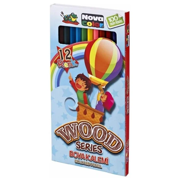 Nova Color 12 Renk Uzun Metal Tüp Kuru Boya - Görsel 4