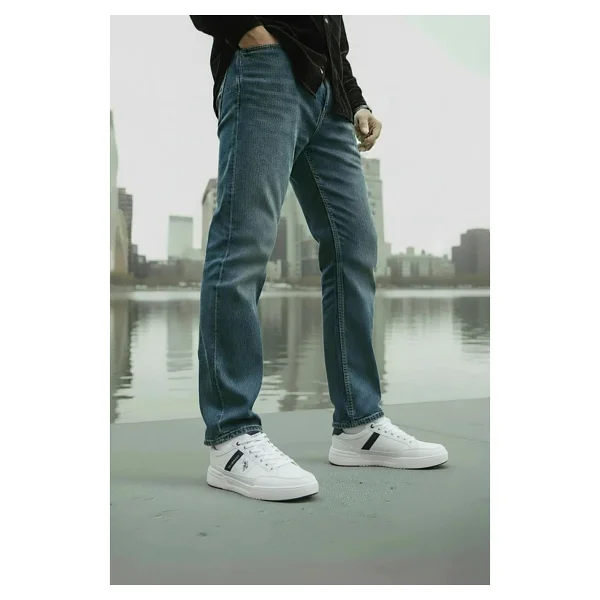 U.S. Polo Assn Nevada Beyaz Erkek Sneaker - Görsel 3