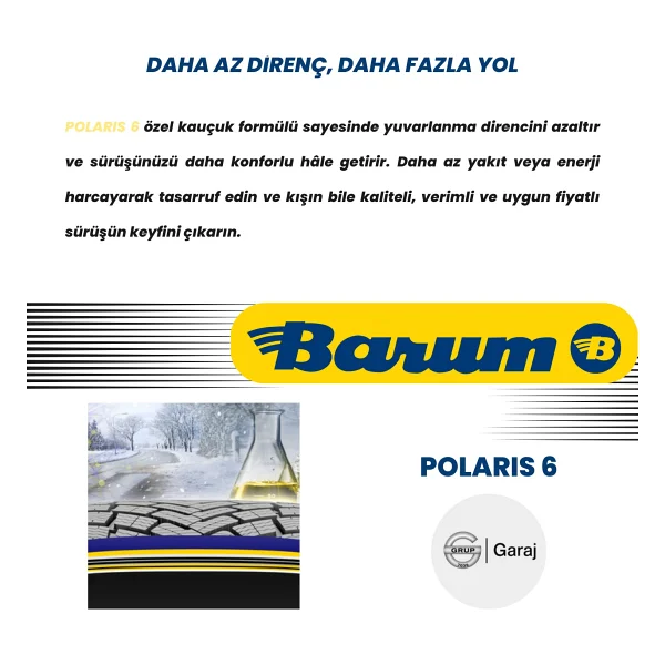 Barum Polaris 6 215/60 R17 100V XL Kış Lastiği - 2025 - Görsel 5