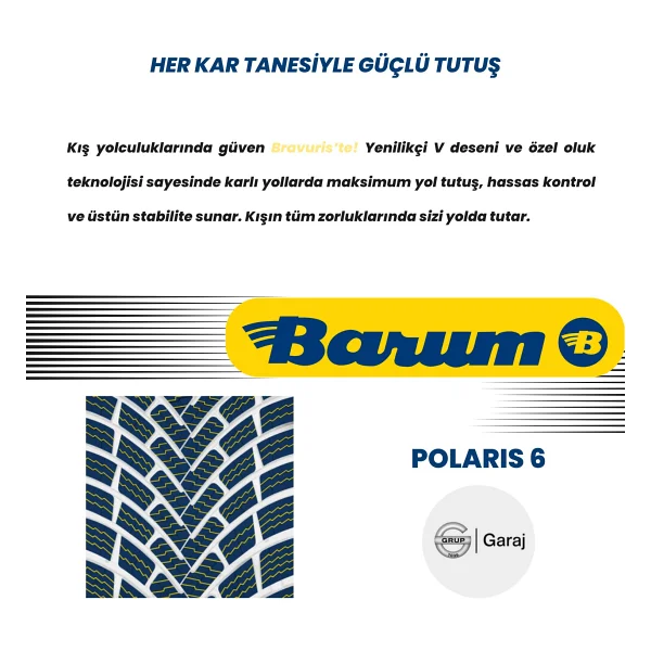 Barum Polaris 6 215/60 R17 100V XL Kış Lastiği - 2025 - Görsel 6