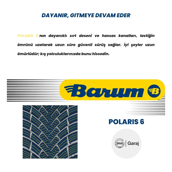 Barum Polaris 6 215/60 R17 100V XL Kış Lastiği - 2025 - Görsel 7