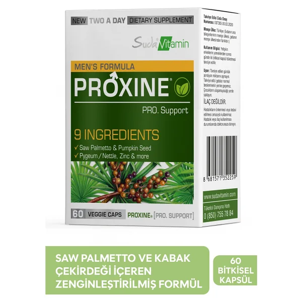 Suda Vitamin Proxine 60 Kapsül - Görsel 3