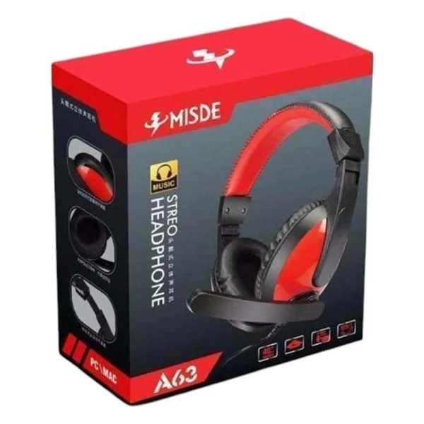Magicvoice A63 Kablolu Kulak Üstü Oyuncu Kulaklığı - Görsel 8