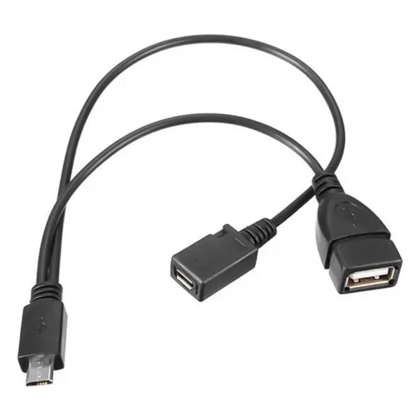 Powermaster Pm-17971 Usb Dişi Micro Usb Erkek Dişi 20 Cm Y Otg Kablo - Görsel 4