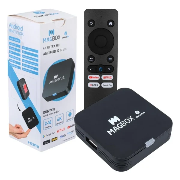 Magbox Electrobox 16 GB 4K Android TV Box - Görsel 6