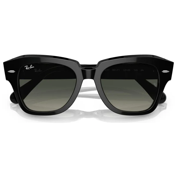 Ray-Ban State Street 2186 901/71 Black-Grey Güneş Gözlüğü - Görsel 10