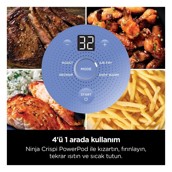 Ninja Crispi 4in1 Yağsız Fritöz - Görsel 9