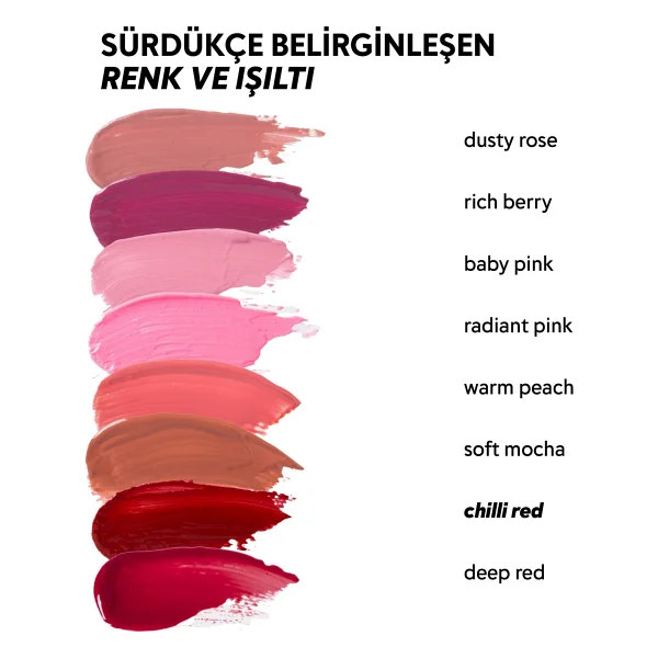 Cream Co. Glow Tint Nemlendirici Likit Allık - Görsel 5