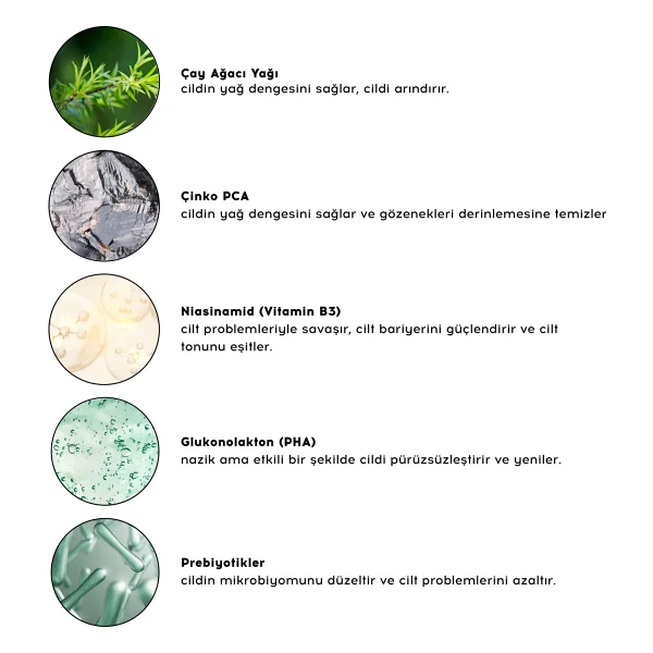 Cream Co. Tea Tree Balance Sivilce & Gözenek Karşıtı 400 ml Yüz Temizleme Jeli - Görsel 5