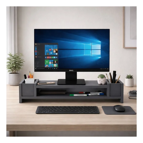 Betroya Ordena Antrasit Ergonomi Monitör Yükselticisi - Görsel 6