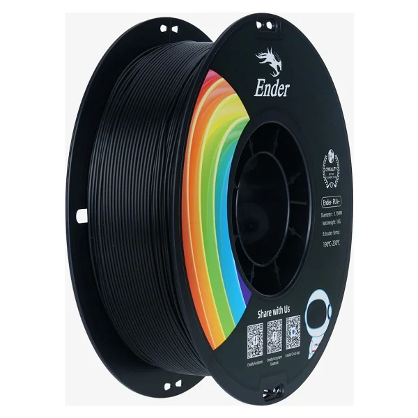 Creality Ender PLA Plus 1.75 mm 1 kg Siyah Filament - Görsel 5
