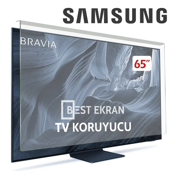 Samsung 65QN70F Tv Ekran Koruyucu - Samsung 65 inç KIRILMAZ QLED KORUYUCU QE65QN70FAUXTK - Görsel 7