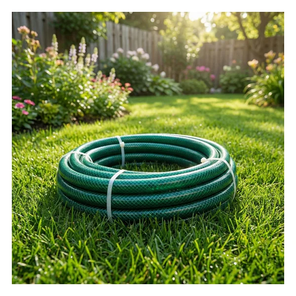 Badem10 (30 Metre) Dayanıklı 3 Katlı Sağlam Klasik Bahçe Çeşme Hortumu Su Sulama Yıkama Hortum 12.5 mm 1/2" - Görsel 5