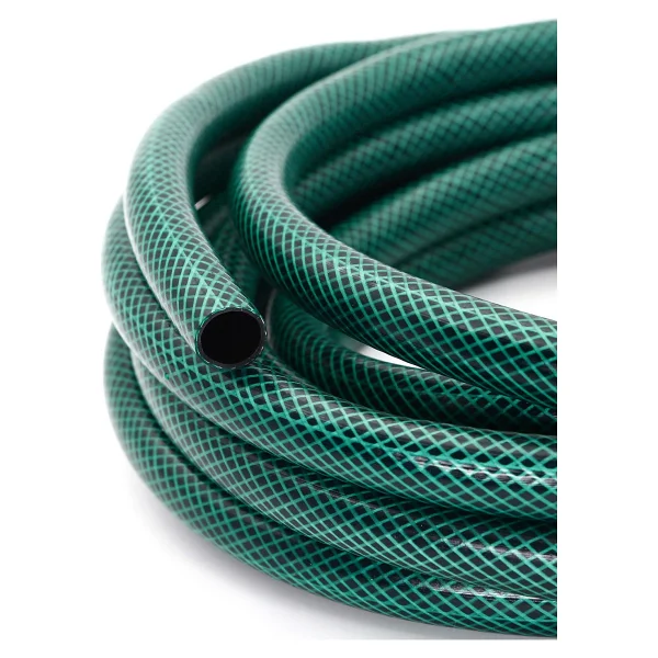 Badem10 (30 Metre) Dayanıklı 3 Katlı Sağlam Klasik Bahçe Çeşme Hortumu Su Sulama Yıkama Hortum 12.5 mm 1/2" - Görsel 6