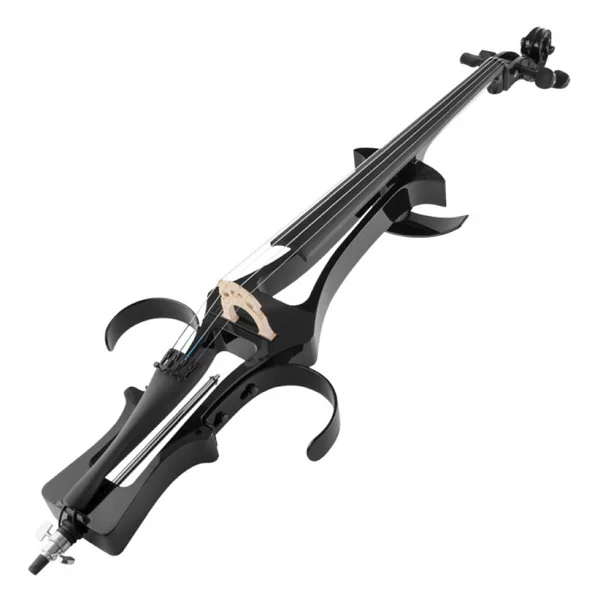 Kinglos Kng DSDT-1801 Elektro Çello 4/4 Siyah (Profesyonel - Silent) Kulaklık Çıkışlı Sessiz Çalışma, Modern Tasarım, Taşıma Çantalı Set - Görsel 6
