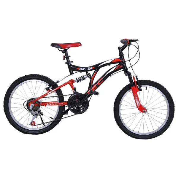 Belderia 20" Çift Amortisörlü Bisiklet 21 Vites - Sarı - Siyah - Görsel 2