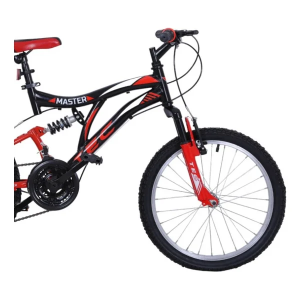 Belderia 20" Çift Amortisörlü Bisiklet 21 Vites - Sarı - Siyah - Görsel 3