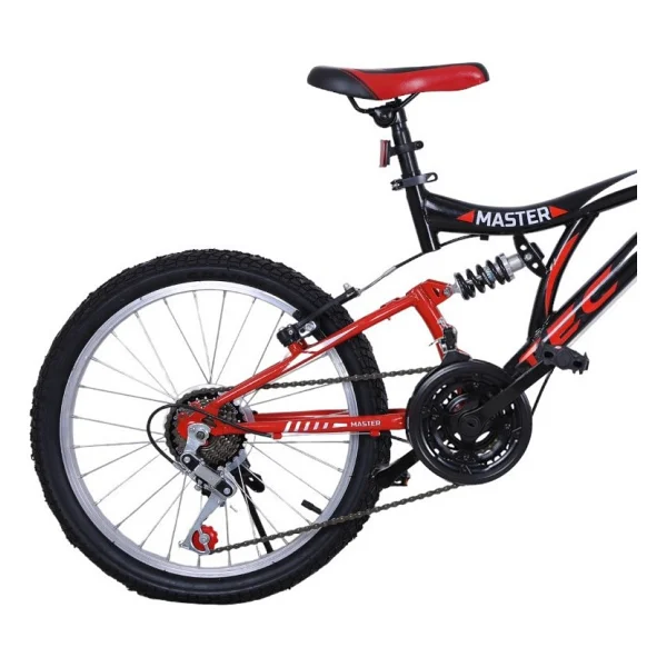 Belderia 20" Çift Amortisörlü Bisiklet 21 Vites - Sarı - Siyah - Görsel 4