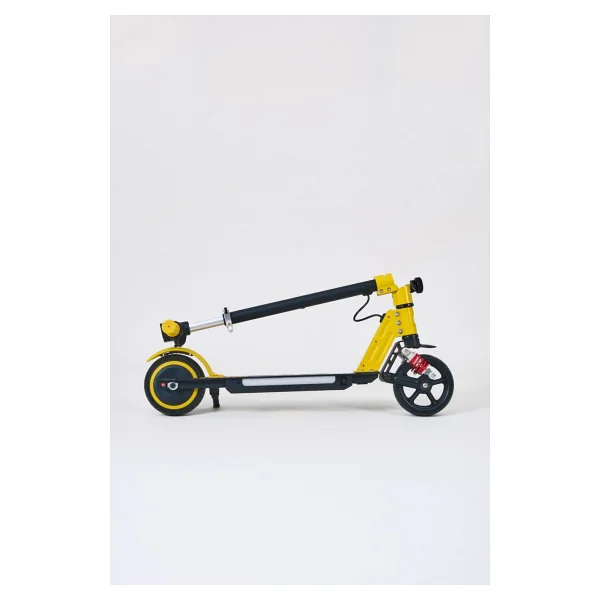 SIMATE YENİ Elektrikli Çocuk Scooter 130W 3 Kademe Hız Ayarlanabilir Gidon Uzun Menzil Koruma Seti Hediye 2026 - Sarı - Görsel 6