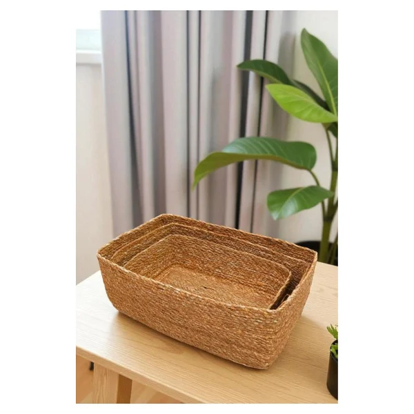 Digithome 3'lü Naturel Organizer Sepet -PNL-PH39 S/3 - Görsel 2