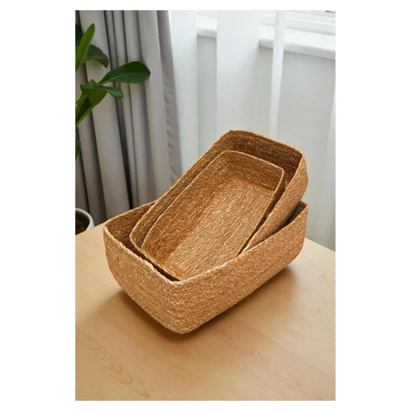 Digithome 3'lü Naturel Organizer Sepet -PNL-PH39 S/3 - Görsel 3