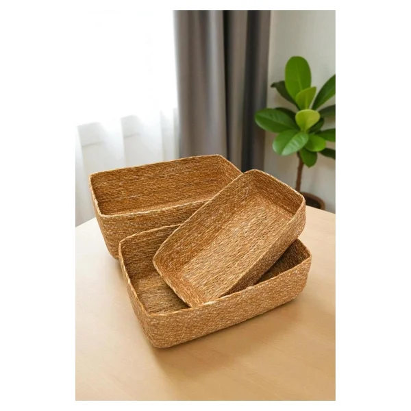 Digithome 3'lü Naturel Organizer Sepet -PNL-PH39 S/3 - Görsel 4