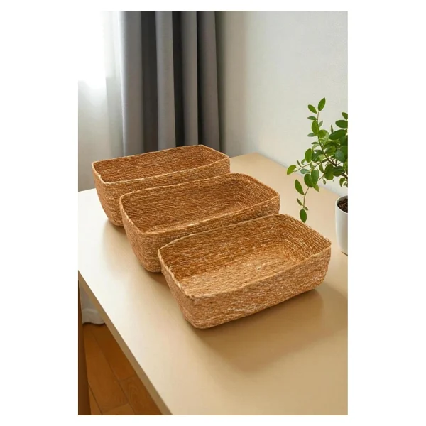 Digithome 3'lü Naturel Organizer Sepet -PNL-PH39 S/3 - Görsel 5