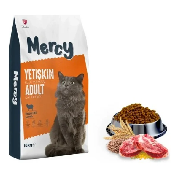 Mercy Kuzu Etli 10 kg Yetişkin Kedi Maması - Görsel 8