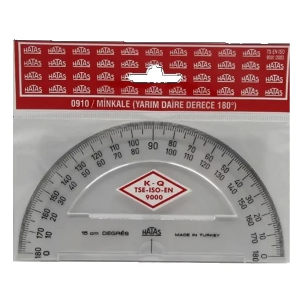 Hatas Minkale Plastik 180 Derece 15 CM 0910 - Görsel 2