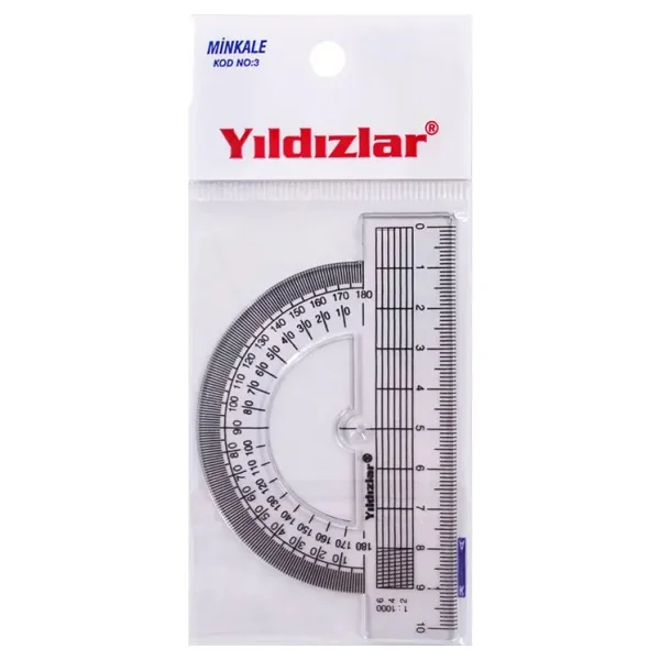 Hatas Minkale Plastik 180 Derece 15 CM 0910 - Görsel 4