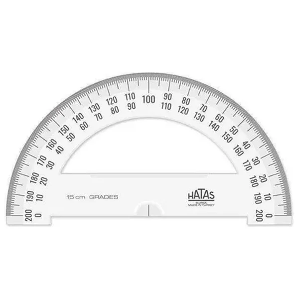 Hatas Minkale Plastik 180 Derece 15 CM 0910 - Görsel 5