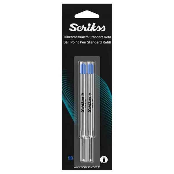 Scrikss RB Refil Heritage Mavi 1.00 MM - Görsel 4